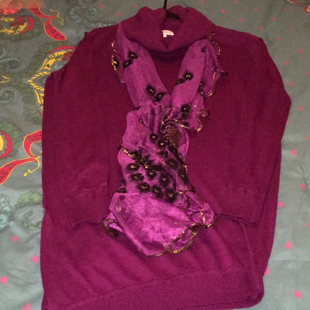 JustFab sweater dress SZ L